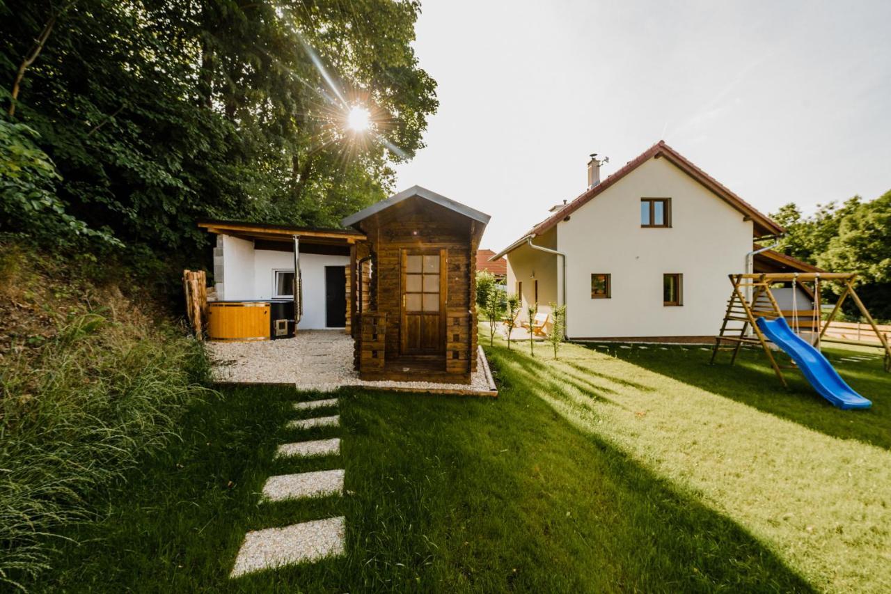 Na Zelivce Chalupa Gabriela Želiv Exterior foto